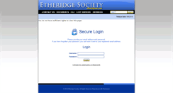Desktop Screenshot of etheridgesoc.com