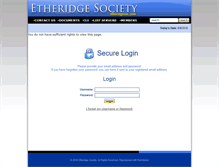 Tablet Screenshot of etheridgesoc.com